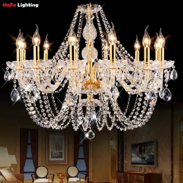 Vintage Crystal Chandelier