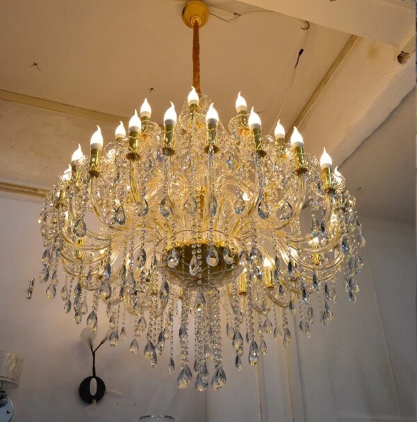 36 Lights Crystal Chandelier Lighting Diameter 120cm