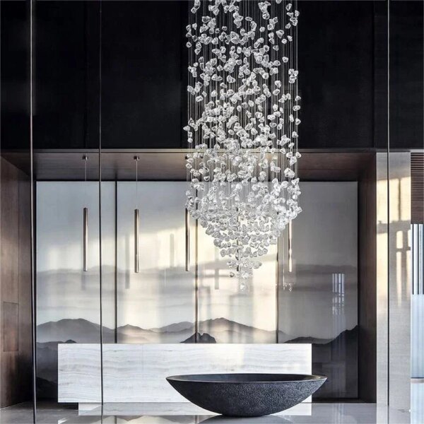 Gemstone Chandelier Glass