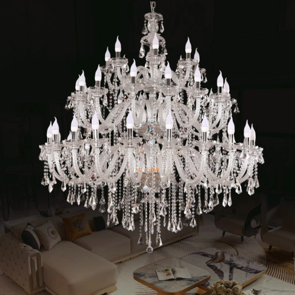 Large Big Crystal Chandelier