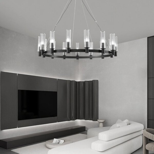 American Retro Chandelier Lighting Led