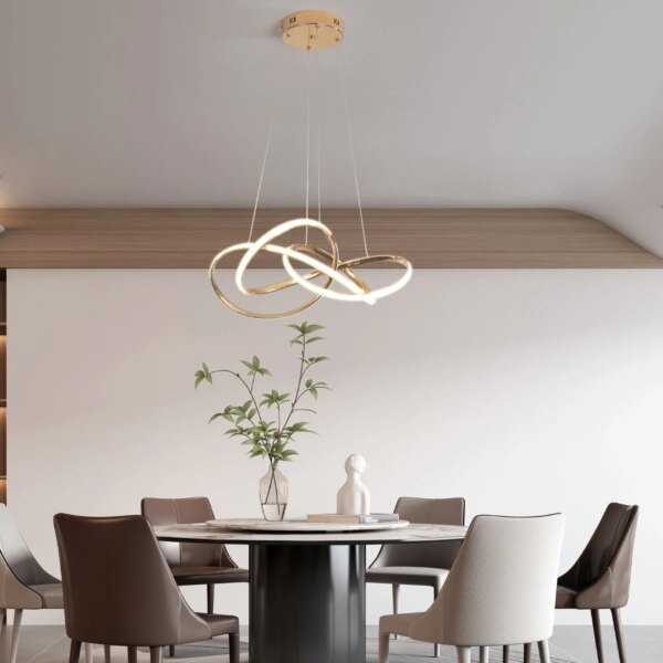 LED Pendant Chandelier Light Dimmable Modern