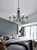 Black Wrought Iron Chandelier