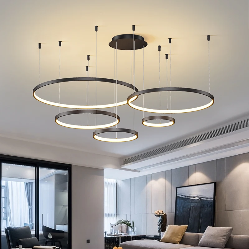 Ring Led Chandelier Modern