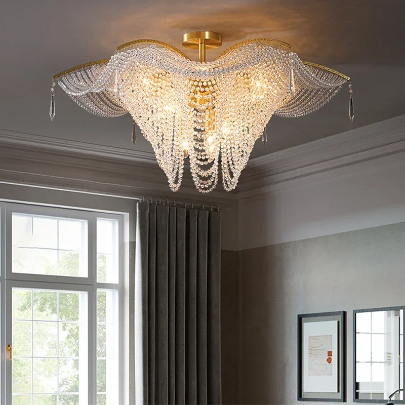 LED Vintage Luxury Ceiling Lamp for Living