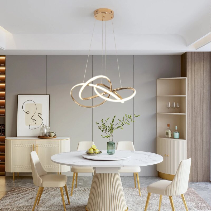 LED Pendant Chandelier Light Dimmable Modern