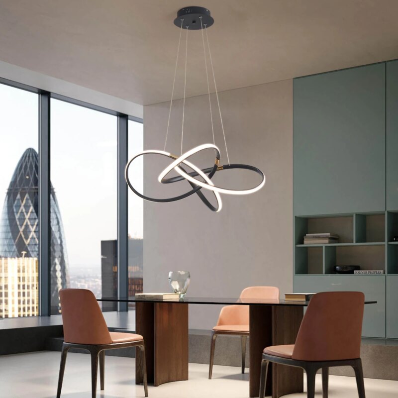 LED Pendant Chandelier Light Dimmable Modern