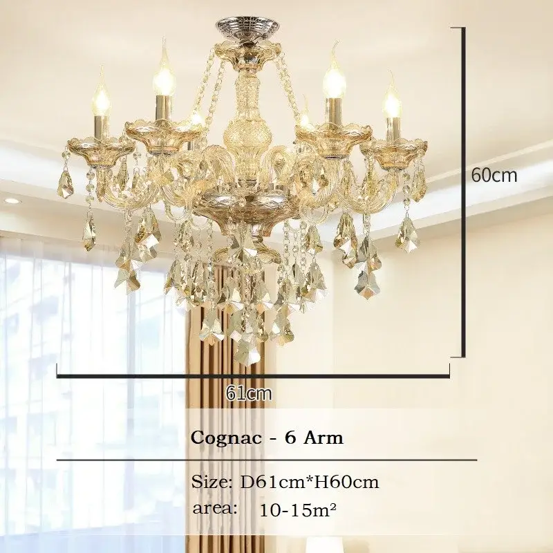 6 Arm chandelier