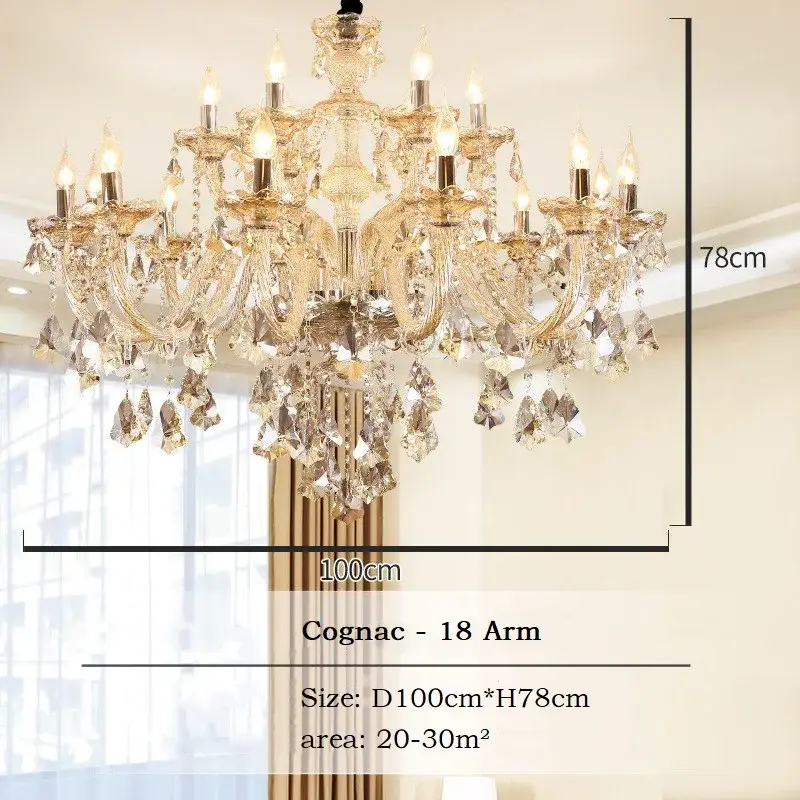 18 Arm chandelier