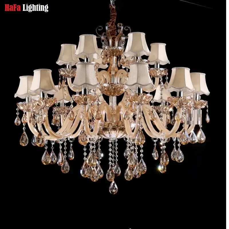 3 Layer large Chandelier Lighting