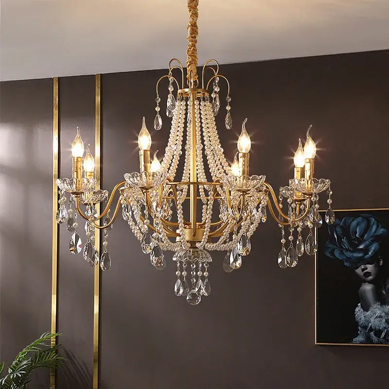 Retro Style Pearl Chandelier