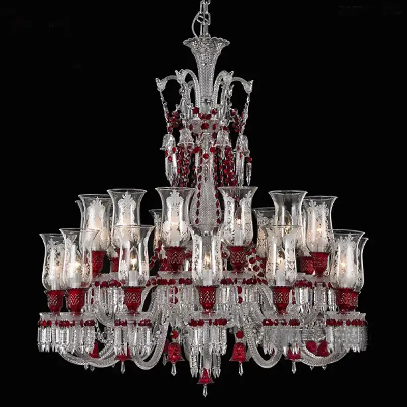 Vintage K9 Crystal Chandelier Lampshade